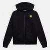 Versace MEDUSA CAPSULE DRIVERS UNISEX Sweat à Capuche Zippé Nero+oro