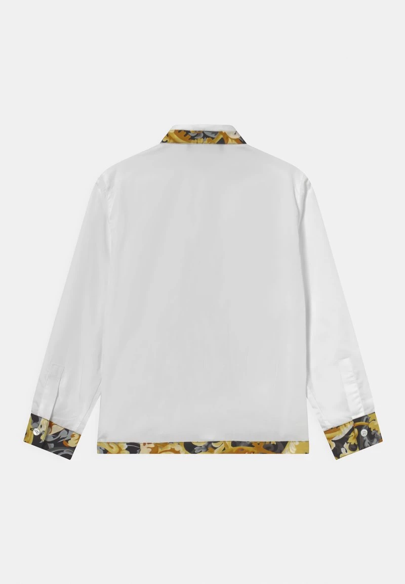 Versace INFORMAL BAROCCO FLAGE Chemise Bianco/oro Enfant 2 Versace INFORMAL BAROCCO FLAGE Chemise Bianco/oro Enfant – Image 2