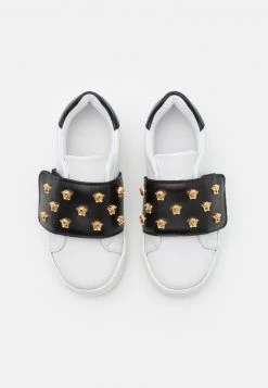 Versace Baskets Basses Nero/bianco/oro Enfant -Versace Soldes 2022 ea31857486e84c748027a431eed842d6