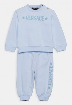 Versace TRACKSUIT LOGO UNISEX Survêtement Baby Blue
