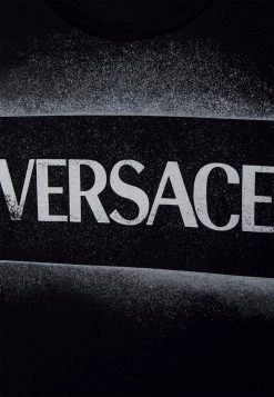 Versace LOGO UNISEX T Shirt Imprimé Nero/bianco -Versace Soldes 2022 ebcd646939c047b9995e4527dac50e70
