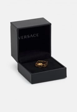 Versace Unisex Bague Gold Coloured -Versace Soldes 2022 ecc55f12fa744dbab6030c47020848bf