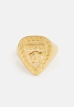 Versace UNISEX Bague Gold Coloured -Versace Soldes 2022 ecf0d18fbe634a99b2b598fe7f2760e9