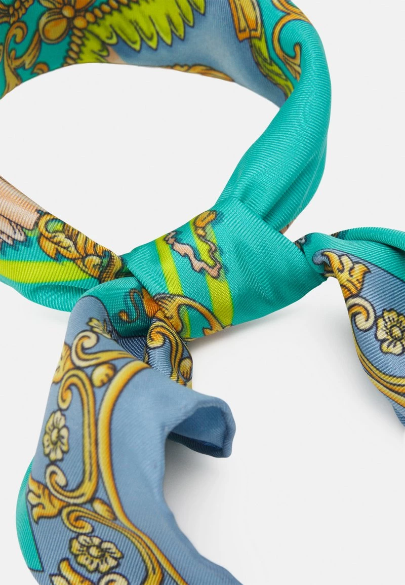 Versace UNISEX Foulard Multi Coloured/turquoise 2 Versace UNISEX Foulard Multi Coloured/turquoise – Image 2