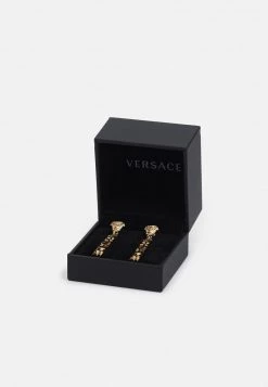 Versace Femme Boucles D'oreilles Gold Coloured -Versace Soldes 2022 ee40e0373ba54bf5bd6849c2f4e522b9