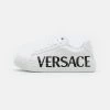 Versace UNISEX Baskets Basses Bianco/nero