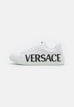 Versace UNISEX Baskets Basses Bianco/nero