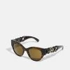 Versace Lunettes De Soleil Havana Femme