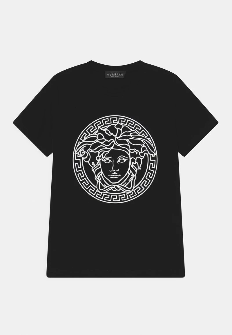 Versace MEDUSA UNISEX T Shirt Imprimé Nero/bianco 1 Versace MEDUSA UNISEX T Shirt Imprimé Nero/bianco