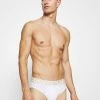 Versace BASSO INTIMO UOMO 2 PACK Slip Nero/bianco/oro Homme