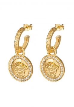 Versace Femme EARRINGS Boucles D'oreilles Bianco -Versace Soldes 2022 fccb50fd979246179aa7f58aede056e9