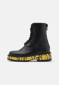 Versace Bottines à Lacets Nero/oro Enfant