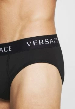 Versace BASSO INTIMO UOMO 2 PACK Slip Black Homme -Versace Soldes 2022 ff1dec4d1265474b9069b9ac73a74bc5