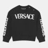 Versace LOGO GRECA UNISEX Sweatshirt Nero/bianco