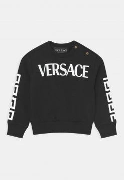 Versace LOGO GRECA UNISEX Sweatshirt Nero/bianco